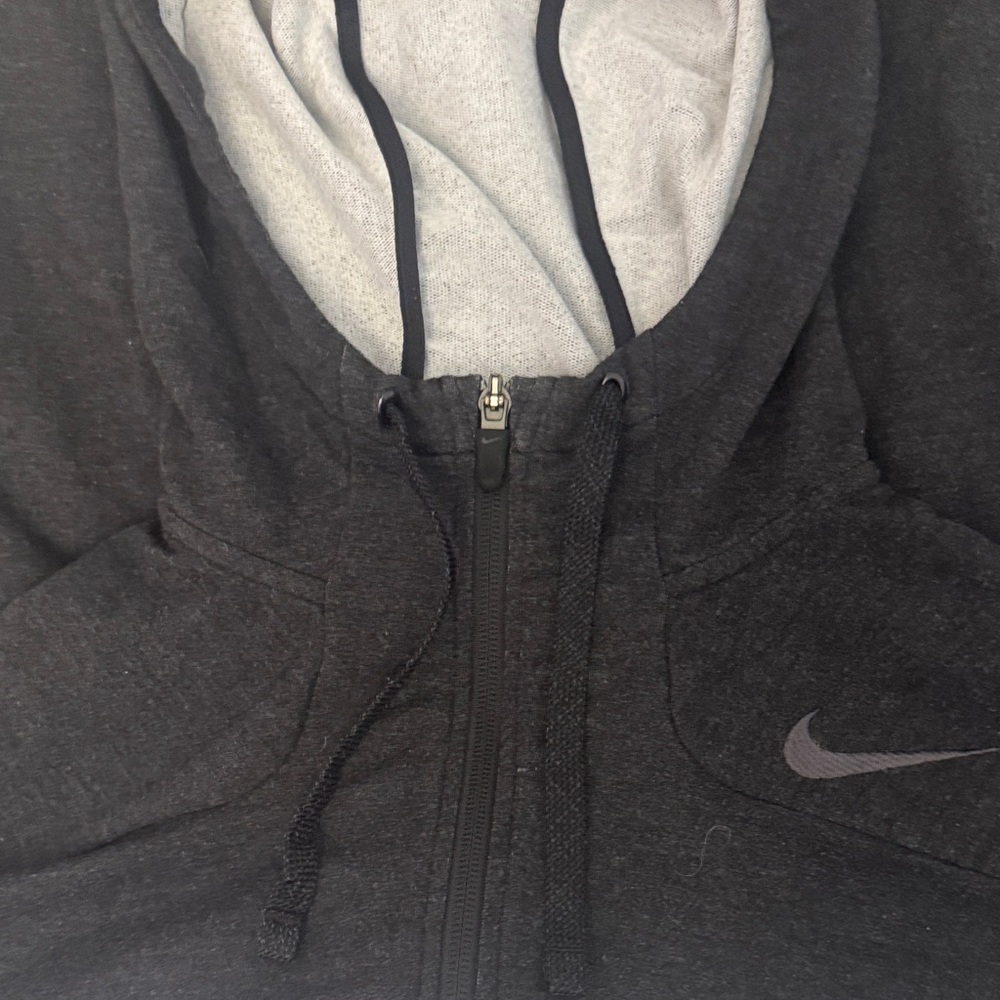 Nike Charcoal‎ Gray Zip-Up Hoodie
